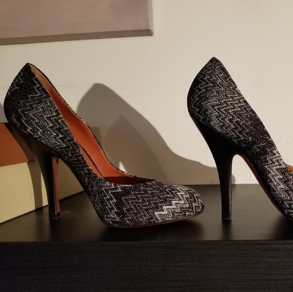 Missoni Sparkly Pumps - Picture 3 of 8